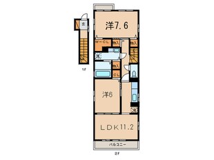 シャルム上野毛の物件間取画像